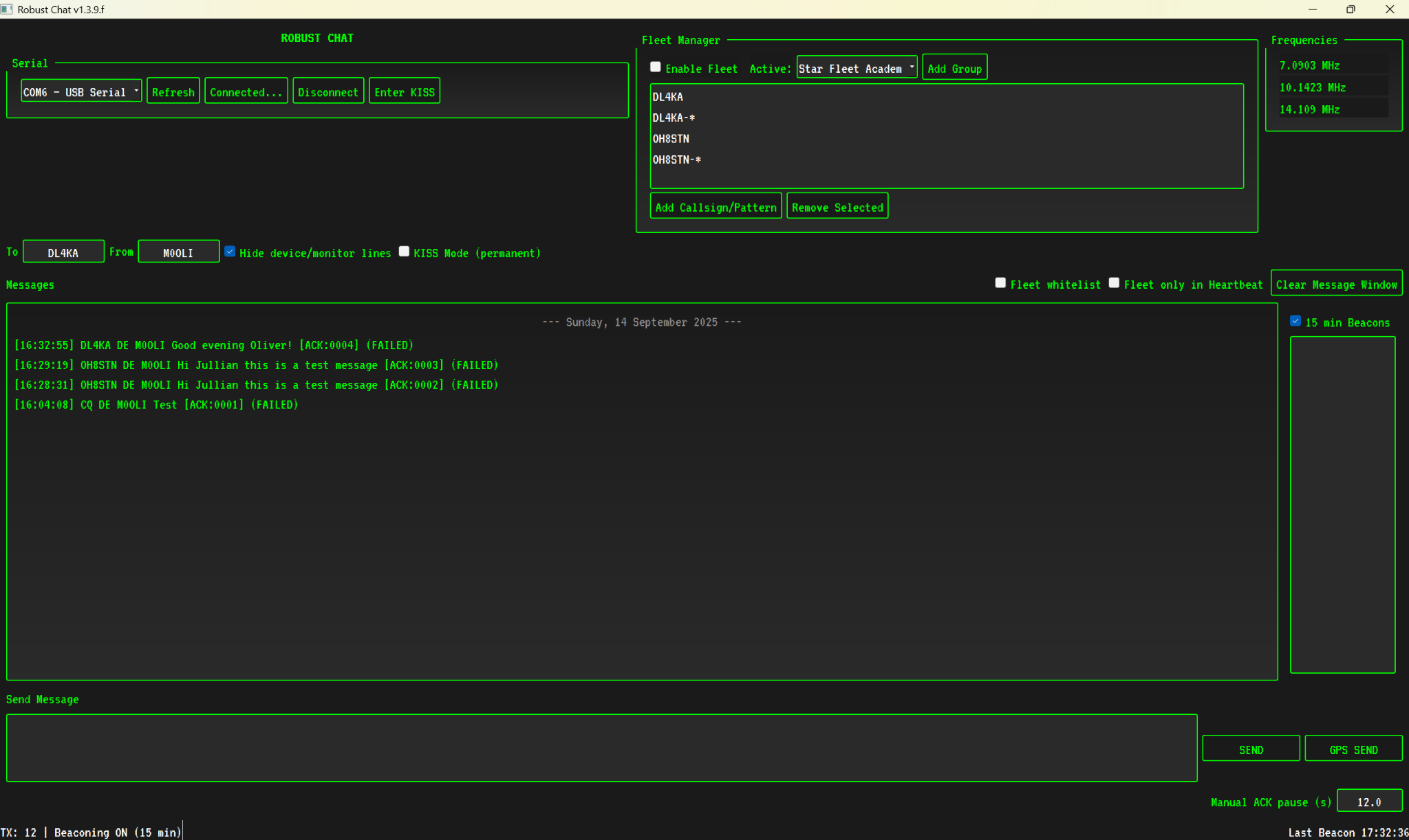 Robust Chat Screenshot